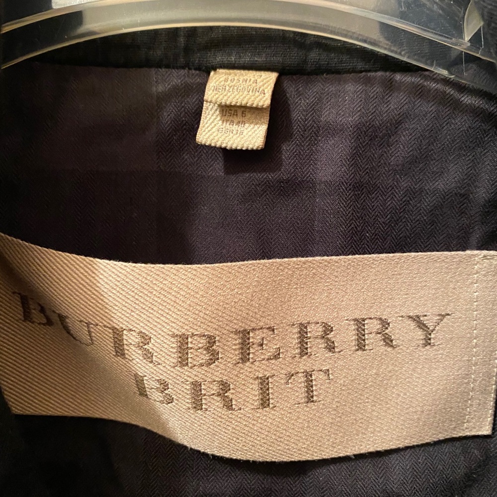 BURBERRY BRIT Textured Biker Jacket - Picture 10 of 14